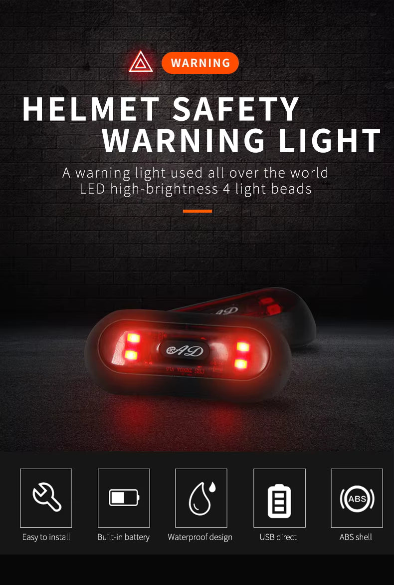 Helmet safety light lamp