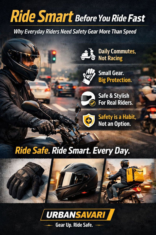 Ride Smart Before You Ride Fast Why Everyday Riders Need Safety Gear More Than Speed