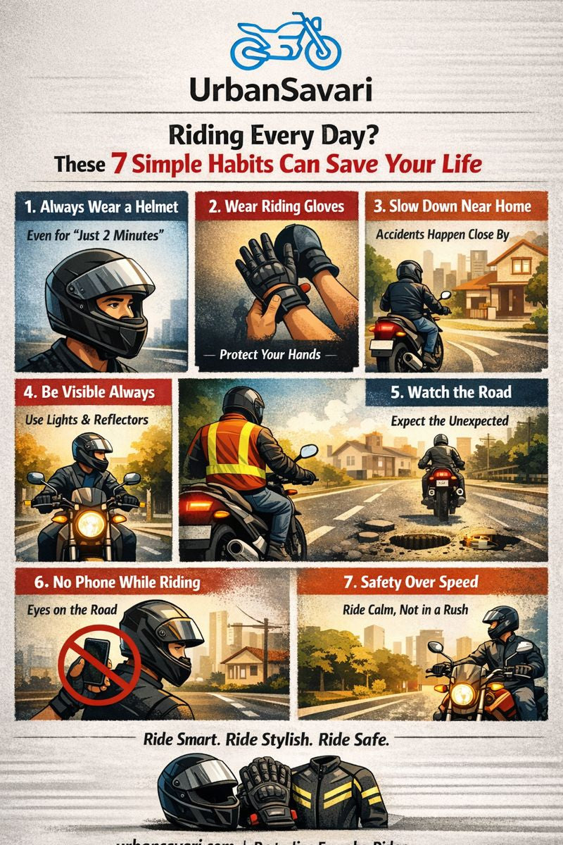 Riding Every Day? These 7 Simple Habits Can Save Your Life